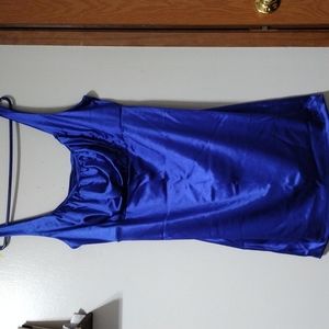 Rue21 Metallic Royal Blue Mini Dress